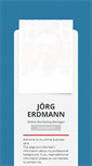 Mobile Screenshot of joerg-erdmann.de